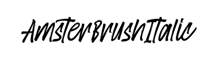 Amster Brush Italic  フリーフォントのダウンロード