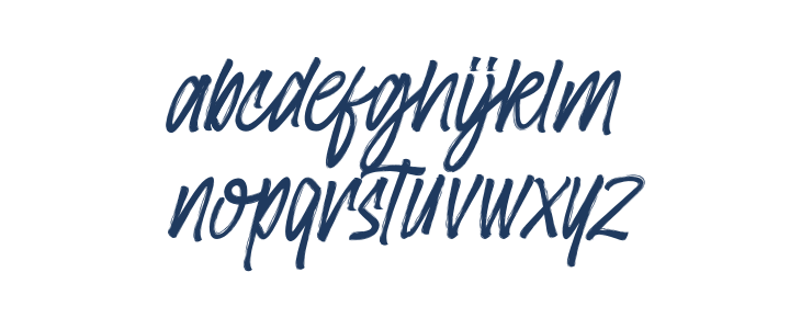 Amster Brush Italic Lowercase