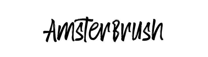 Amster Brush  Frei Schriftart Herunterladen