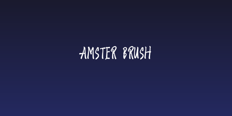 Amster Brush Social Header