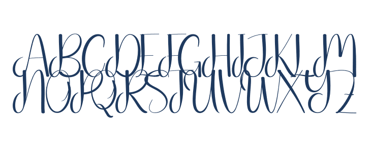 Amster Night Uppercase