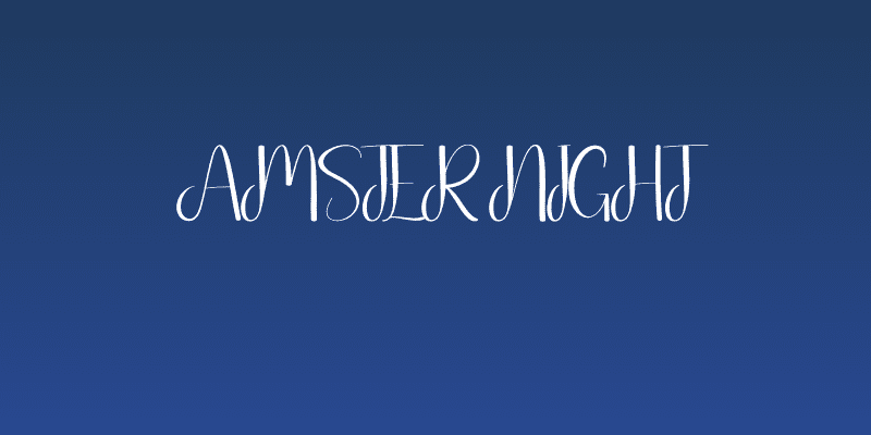 Amster Night Social Header