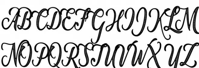 Amster Personal Use Regular 字体 大写