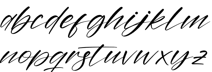 Amstera Balika Font LOWERCASE