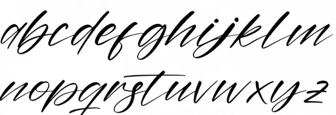 Amstera Balika फ़ॉन्ट लोअरकेस