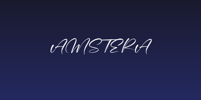Amstera Social Header