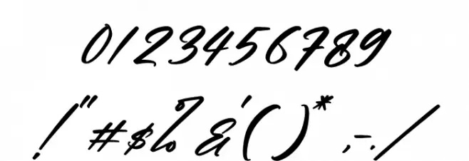 Amsterdam Billionaire Italic Font OTHER CHARS