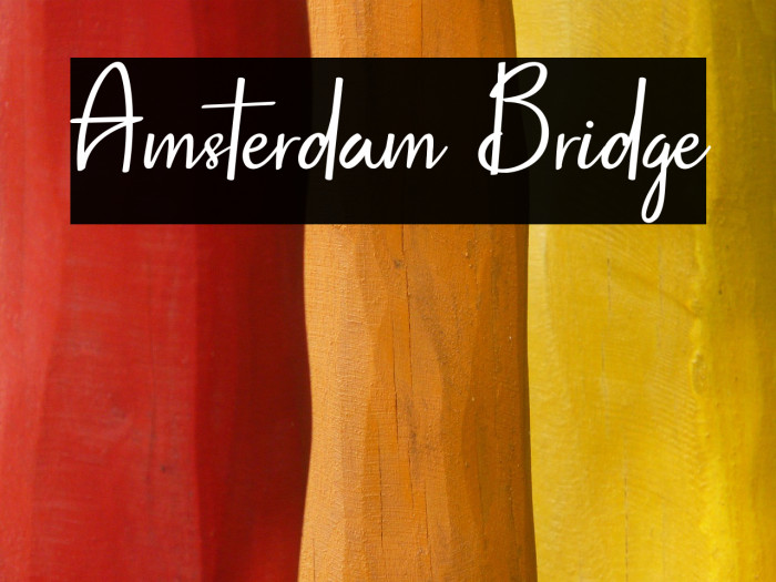 Amsterdam Bridge Example 3