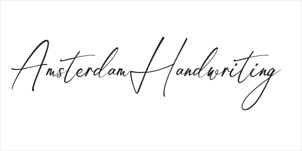 Amsterdam Handwriting Logo
