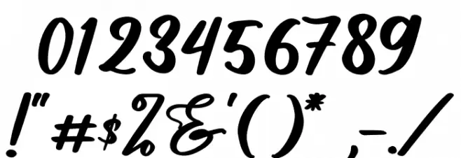 Amsterdam Jungleria Font OTHER CHARS