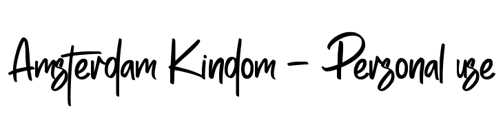 Amsterdam Kindom - Personal use  Скачать бесплатные шрифты