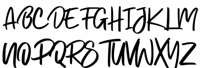 Amsterdam Kindom - Personal use フォント 大文字