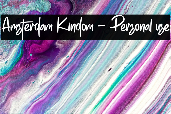 Amsterdam Kindom - Personal use Example 3