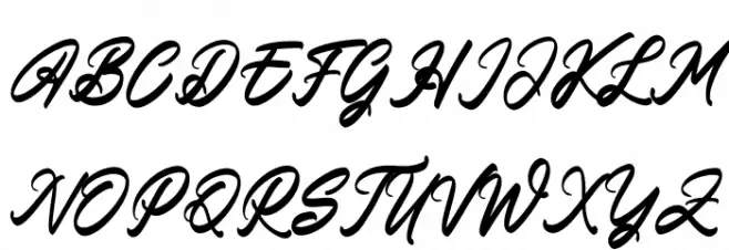 Amsterdam Lentteria Italic خط أحرف كبيرة