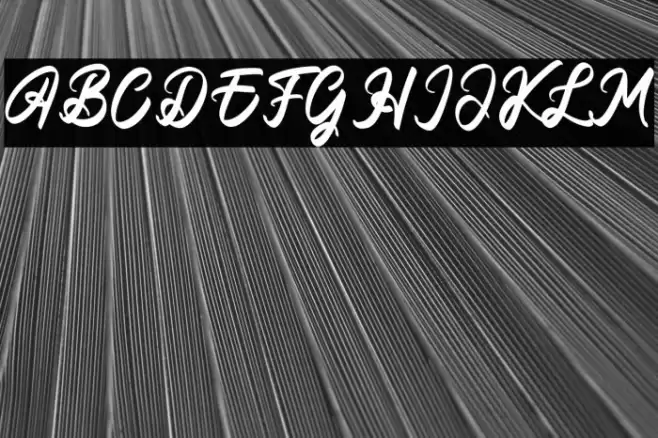 Amsterdam Lentteria Font examples