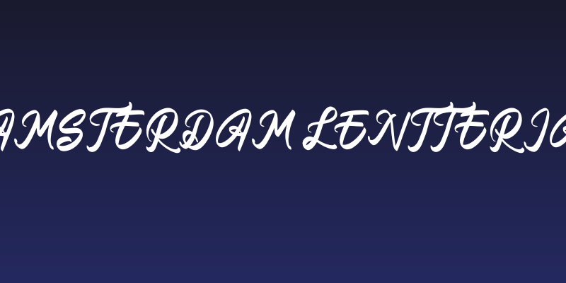 Amsterdam Lentteria Social Header