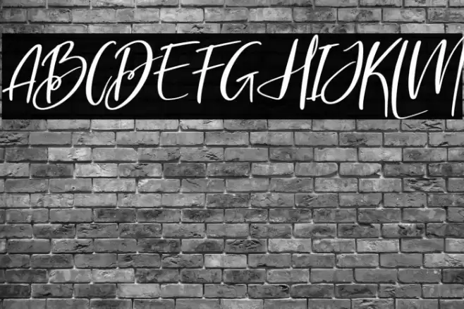 Amsterdam Listing Italic Font examples