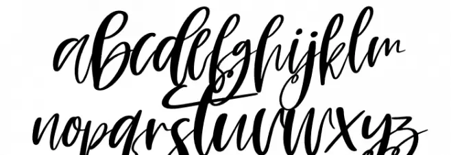 Amsterdam Listing Italic Font LOWERCASE