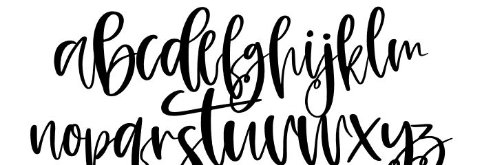 Amsterdam Listing Font LOWERCASE