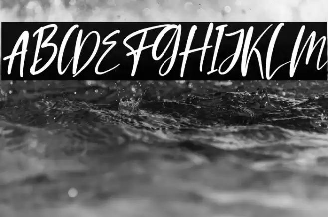 Amsterdam Morning Italic Font examples