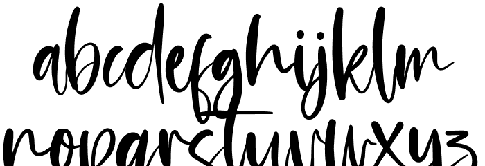 Amsterdam Morning Font LOWERCASE