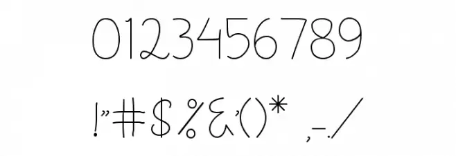 Amsterdam Regular Font OTHER CHARS