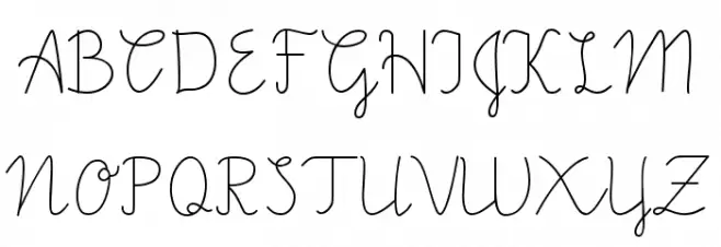 Amsterdam Regular Schriftart Groß