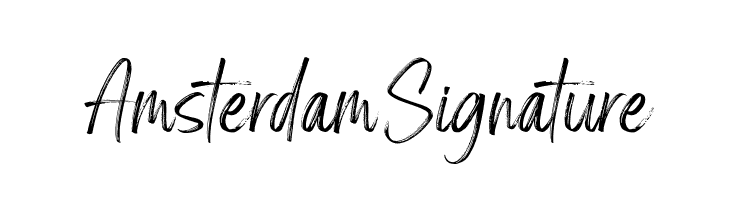 Amsterdam Signature  font caratteri gratis