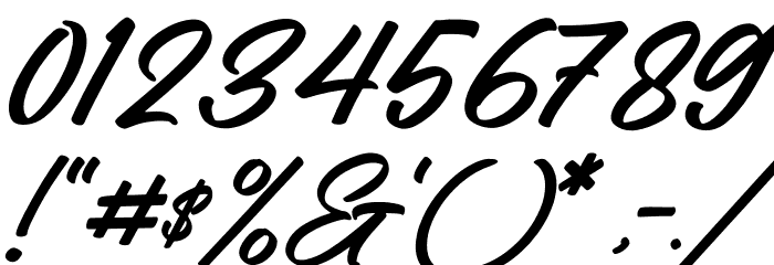 Amsterdam Traveling Italic Font OTHER CHARS
