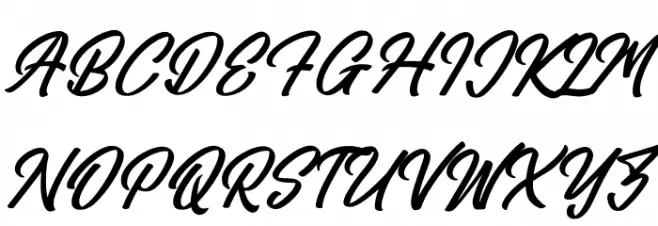 Amsterdam Traveling Italic フォント 大文字