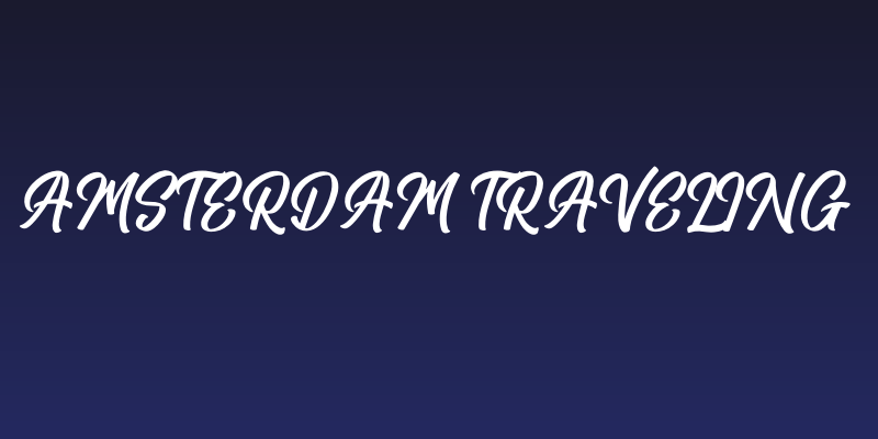 Amsterdam Traveling Social Header