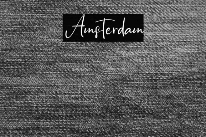 Amsterdam Font examples