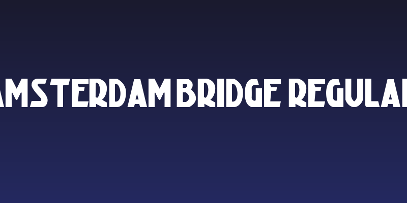 AmsterdamBridge-Regular Social Header