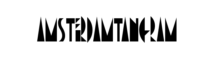 AmsterdamTangram Font