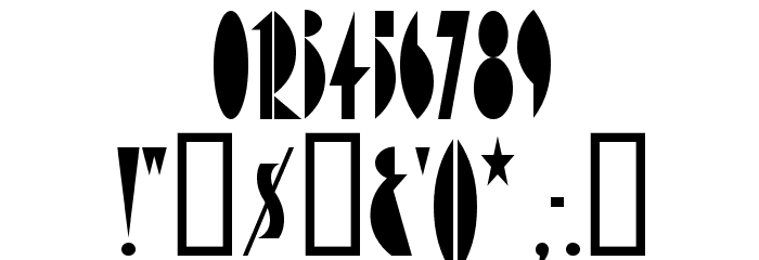 AmsterdamTangram Font OTHER CHARS