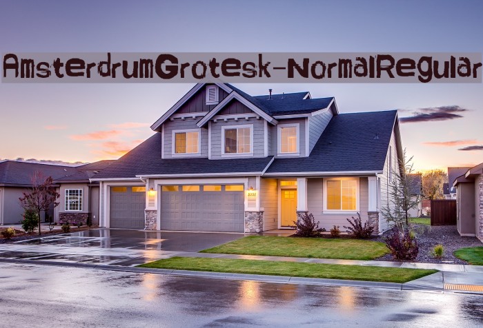 AmsterdrumGrotesk-NormalRegular Example 2