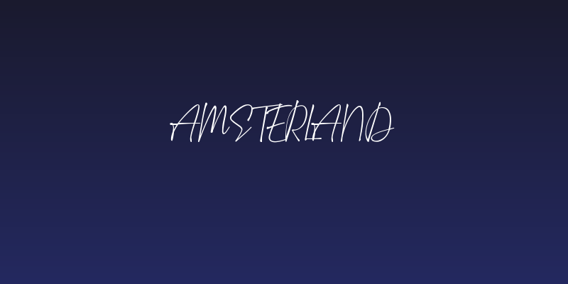 Amsterland Social Header