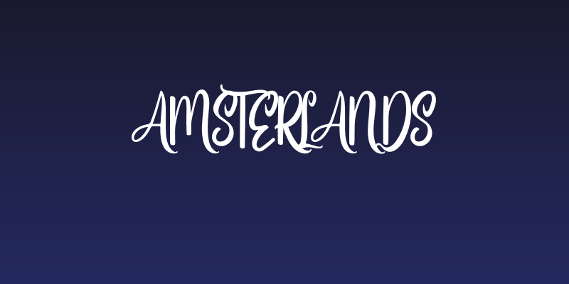 Amsterlands Social Header