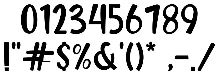 Amsteroid Space Font OTHER CHARS