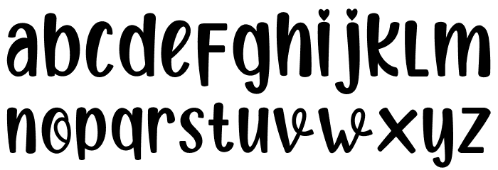 Amsteroid Space Font LOWERCASE