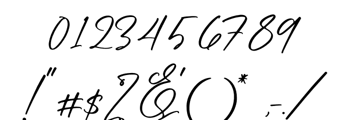 Amsthyline Font Alte caractere