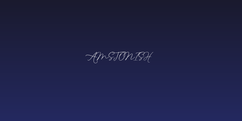 Amstonish Social Header