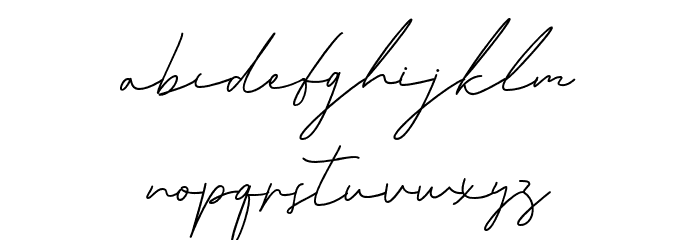Amstroms Font LOWERCASE