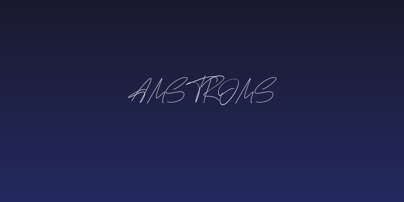 Amstroms Social Header