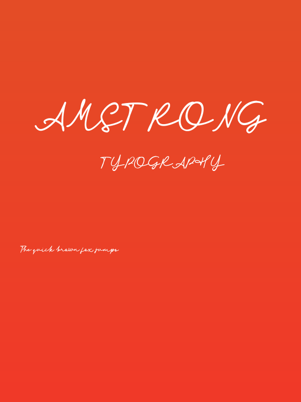 Amstrong Poster