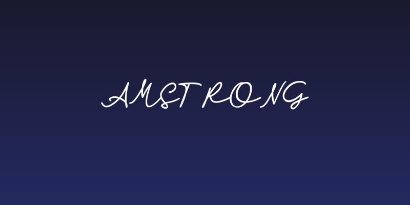 Amstrong Social Header