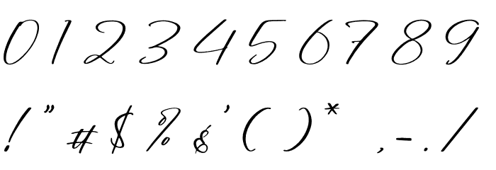 Amtalesh Yolanida Font OTHER CHARS