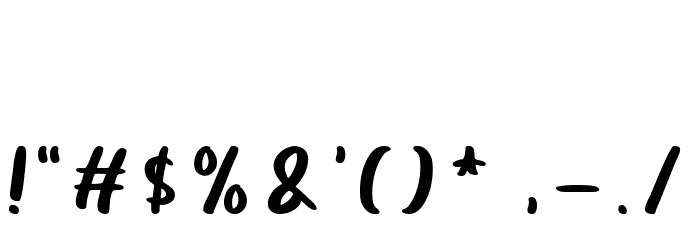 Amtera Font OTHER CHARS