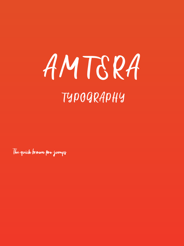 Amtera Poster