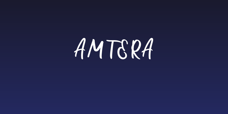 Amtera Social Header